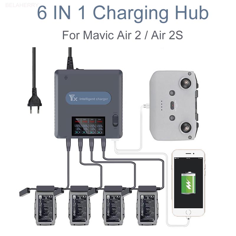 Drone Battery Smart - 6 in 1 dijital ekran pil