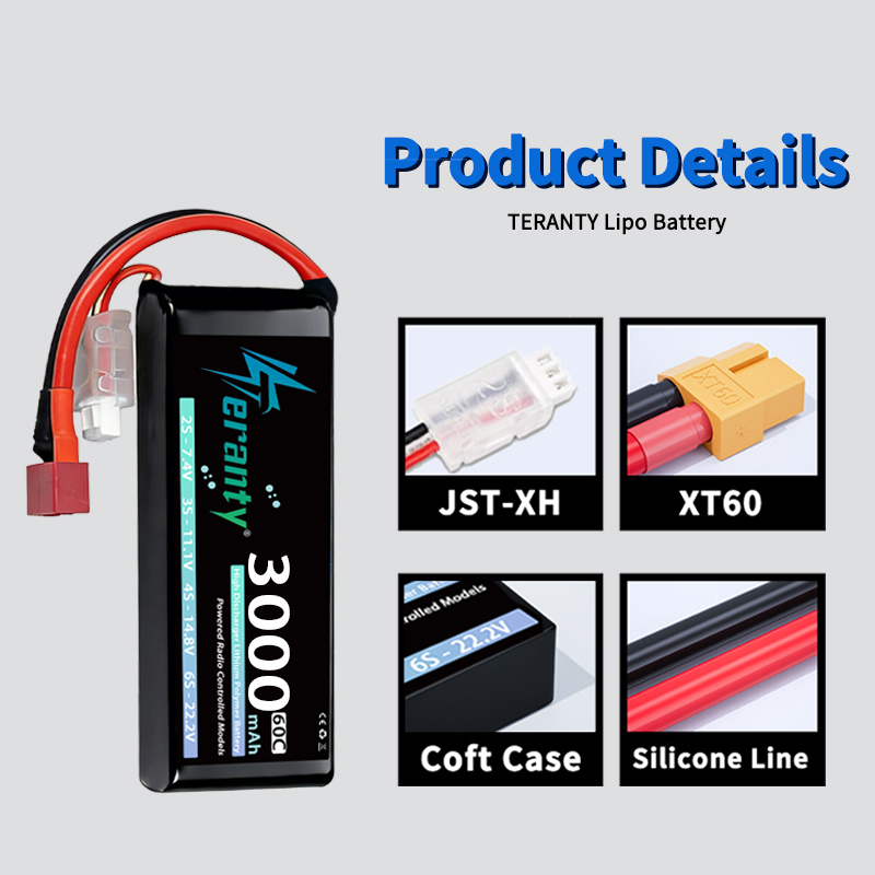 TERANTY 2S 3000mAh Lipo Pil 7. - Drone Battery 4S incelemesi ve fiyatı