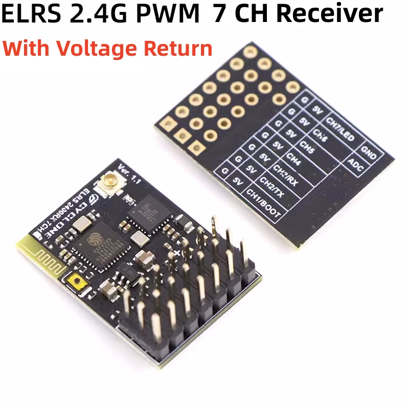 ELRS 2.4G PWM 7CH 6CH CRSF alı - Drone Battery Plate incelemesi ve fiyatı